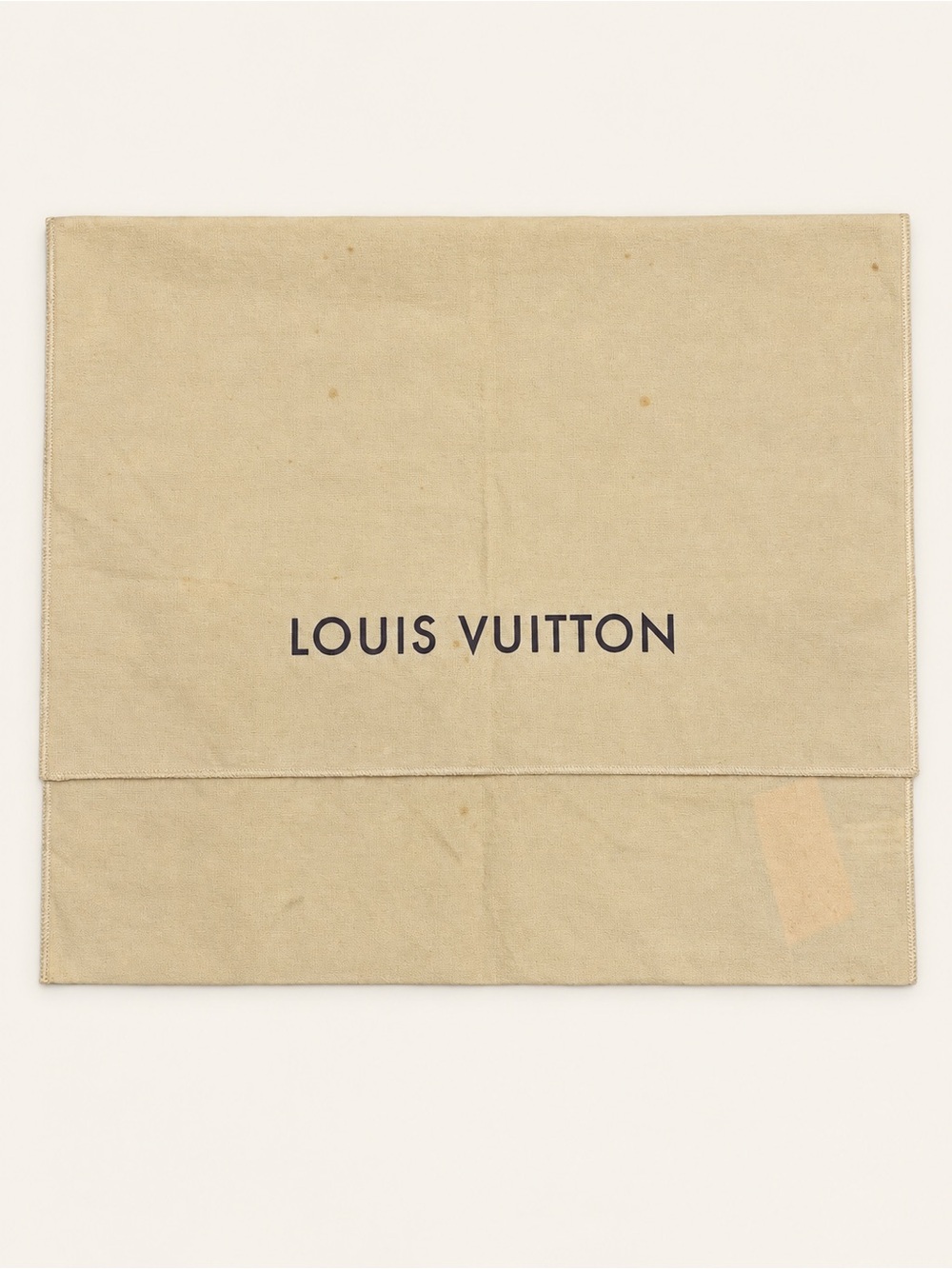 Louis Vuitton Large Dust Bag Storage Cover Beige 18” x 14”